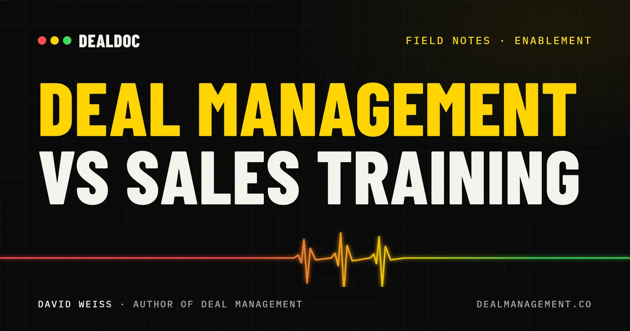 Deal Management vs Sales Training