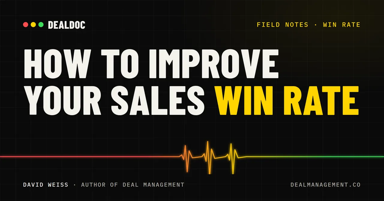How to Improve Your Sales Win Rate