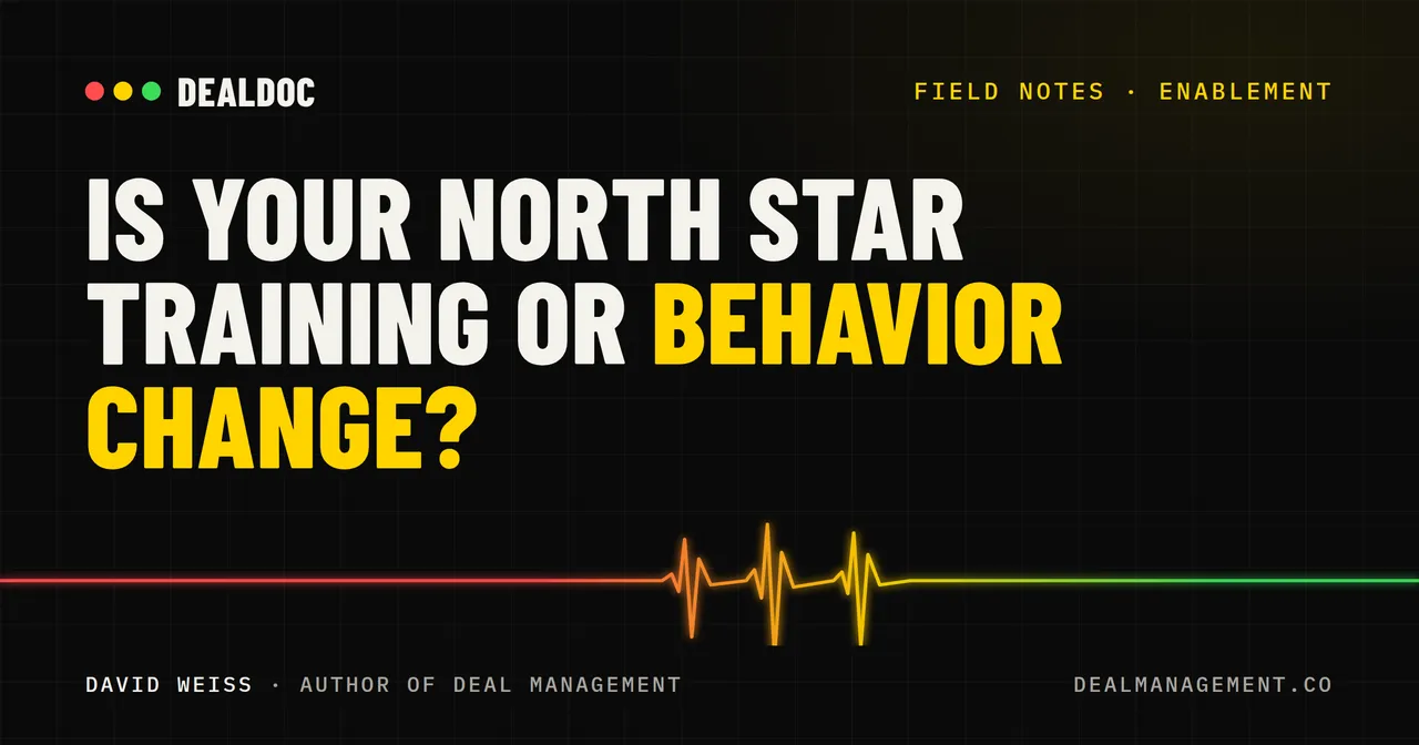Is Your North Star Training or Behavior Change?