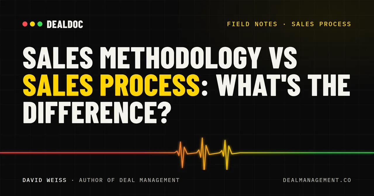 Sales Methodology vs Sales Process: What's the Difference?