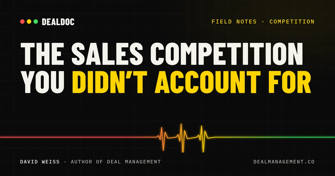 The Sales Competition You Didn’t Account For