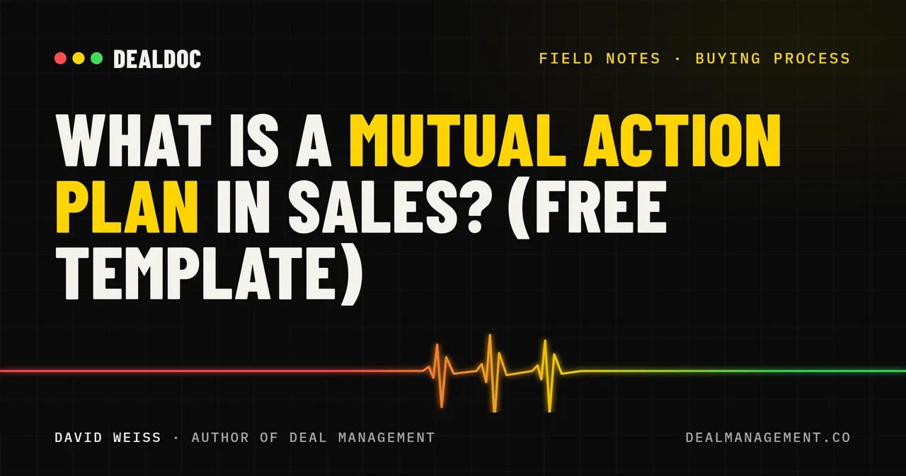 What Is a Mutual Action Plan in Sales? (Free Template)